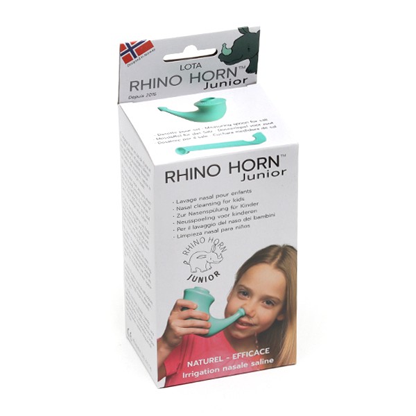 Rhino Horn Junior pour lavage de nez - Allergie respiratoire, rhume