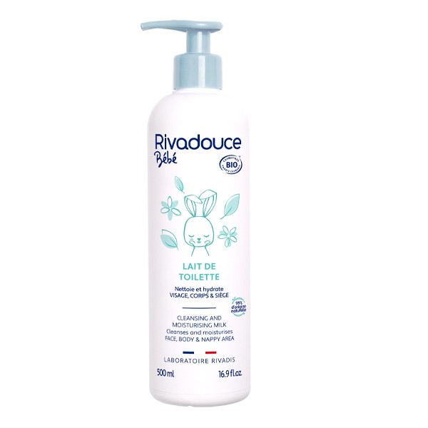 Rivadouce Bébé lait de toilette bio