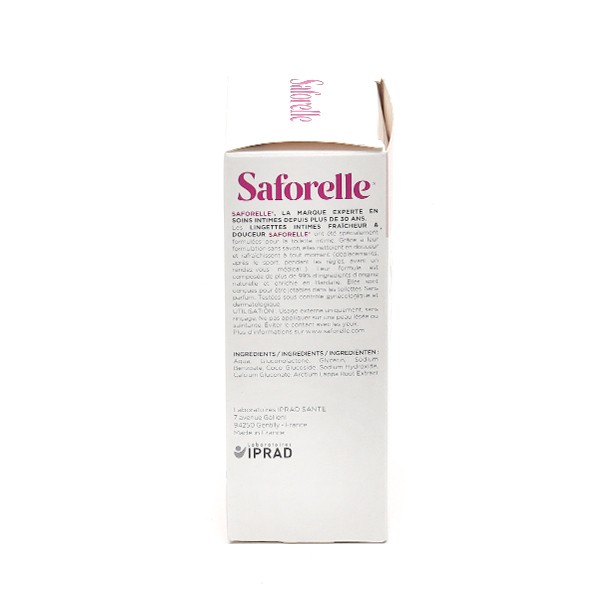 Achetez Saforelle miss lingette biodegradable 25 en ligne