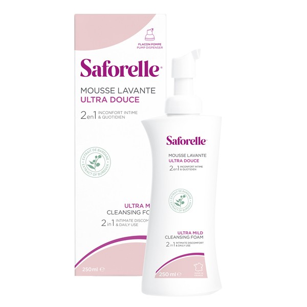 Saforelle mousse lavante ultra douce