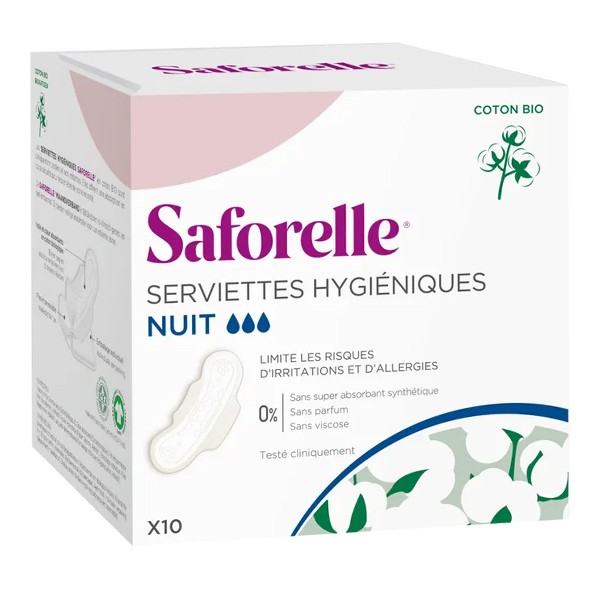 Saforelle Serviette hygiénique Nuit