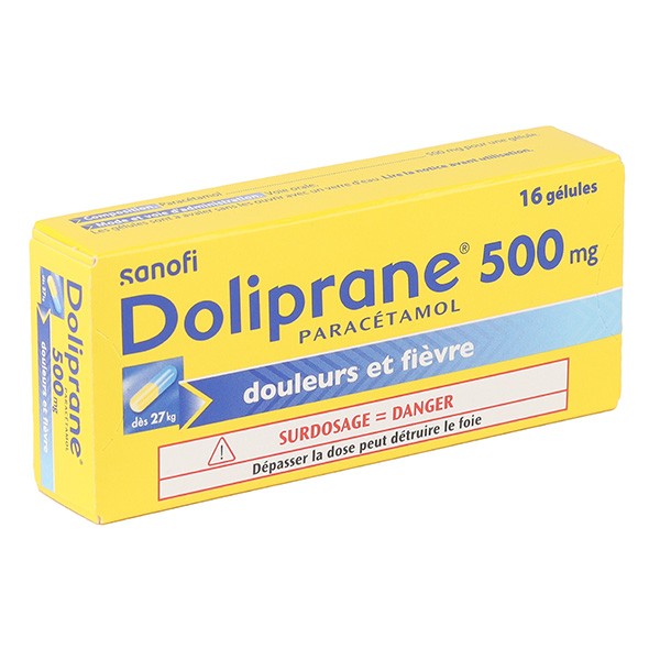 Doliprane 500 gélules