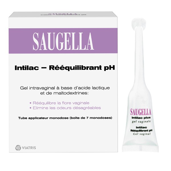 Saugella Intilac rééquilibrant pH gel intravaginal unidoses