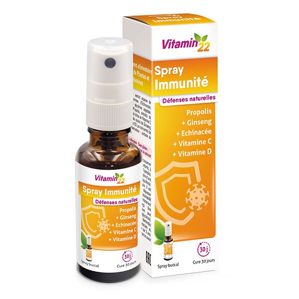 Vitamin'22 spray immunité