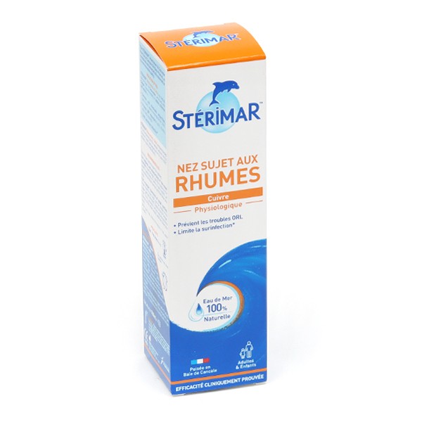 Spray nasal cuivre Stérimar - Lavage de nez, infection nasale