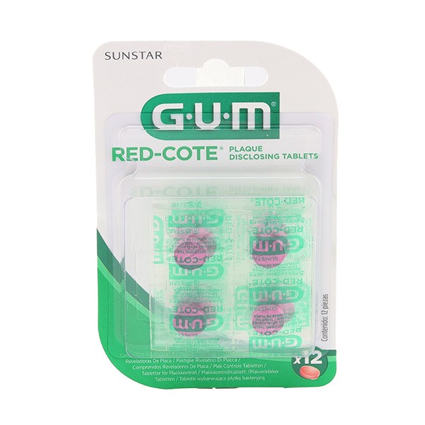 Gum Red Cote Révélateur de plaque comprimés