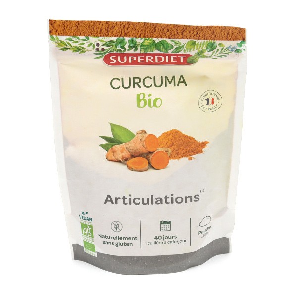 Super Diet Curcuma poudre Bio - Superfood - Articulations - Digestion