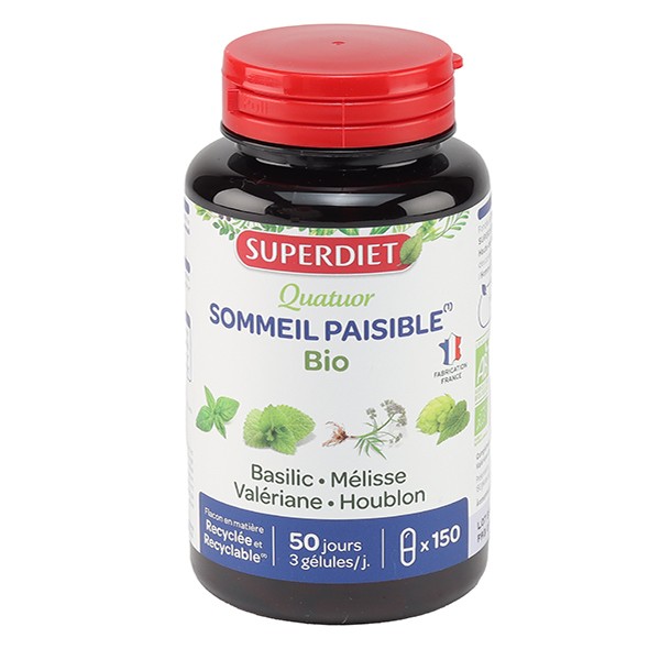 Super Diet Quatuor sommeil paisible bio gélules