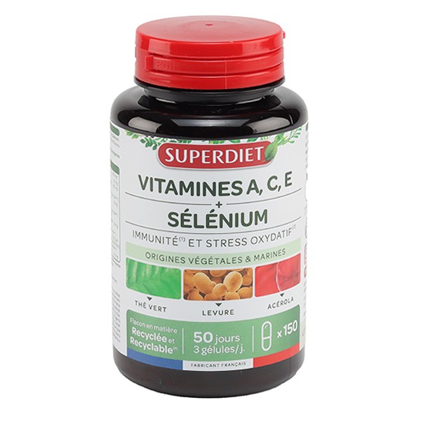 Super Diet Vitamines A, C, E et Sélénium gélules