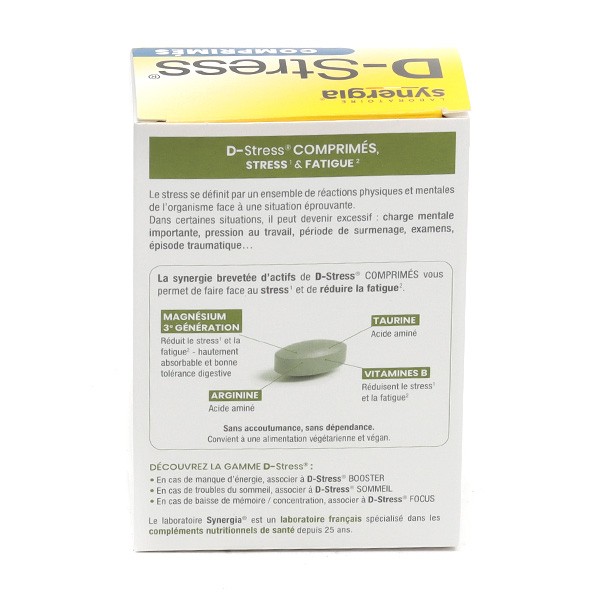 SYNERGIA D-STRESS 80 COMPRIMES