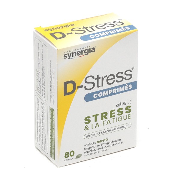 D Stress comprimés - Angoisse, anxiété - Fatigue - Pharmacie en ligne