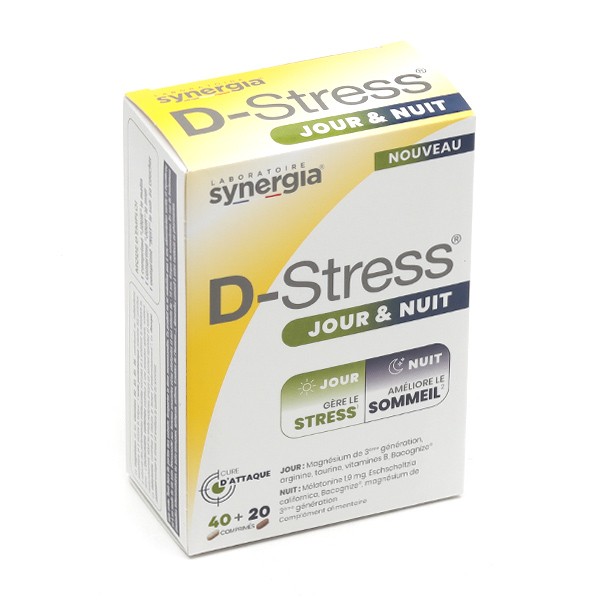 D-STRESS SOMMEIL 40 comprimés SYNERGIA