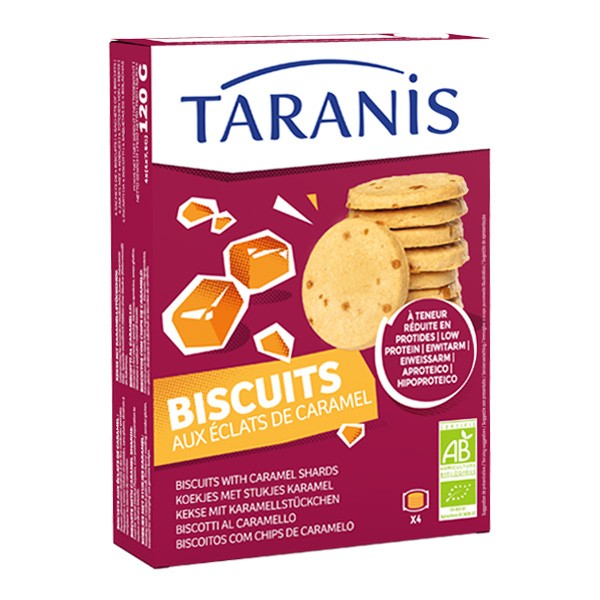 Taranis Biscuits Aux Eclats de Caramel Bio