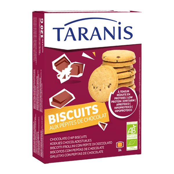 Taranis Biscuits Aux Pépites de Chocolat Bio