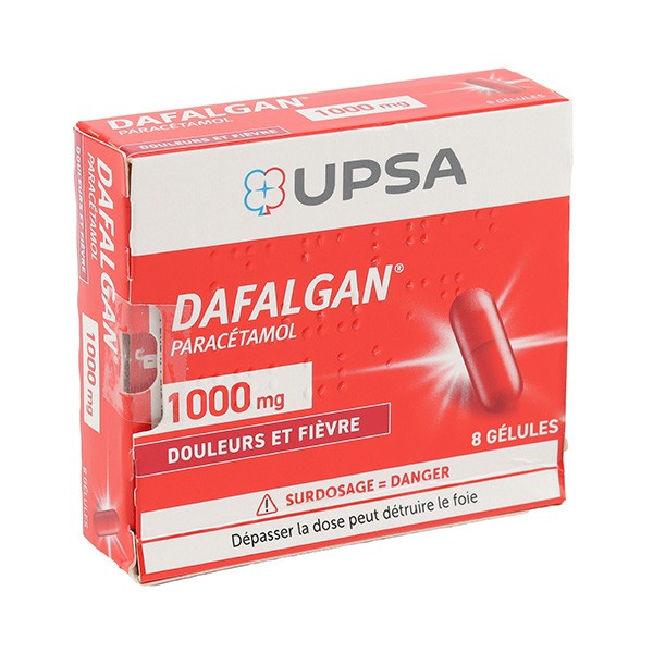 Dafalgan 1000 mg gélules