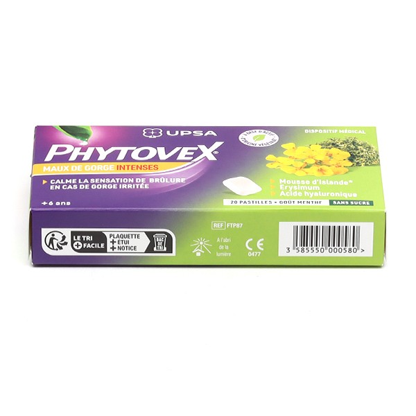 Phytoxil pastilles gorge irritée - Adulte et enfant dès 6 ans