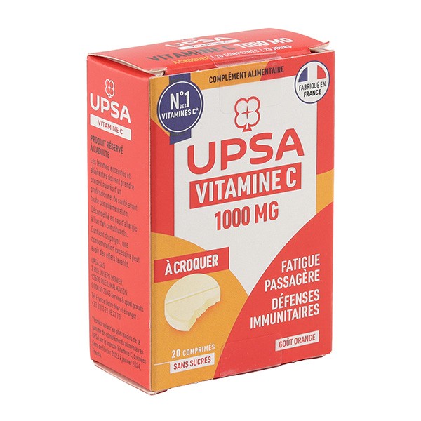 UPSA Vitamine C 1000 mg comprimés à croquer