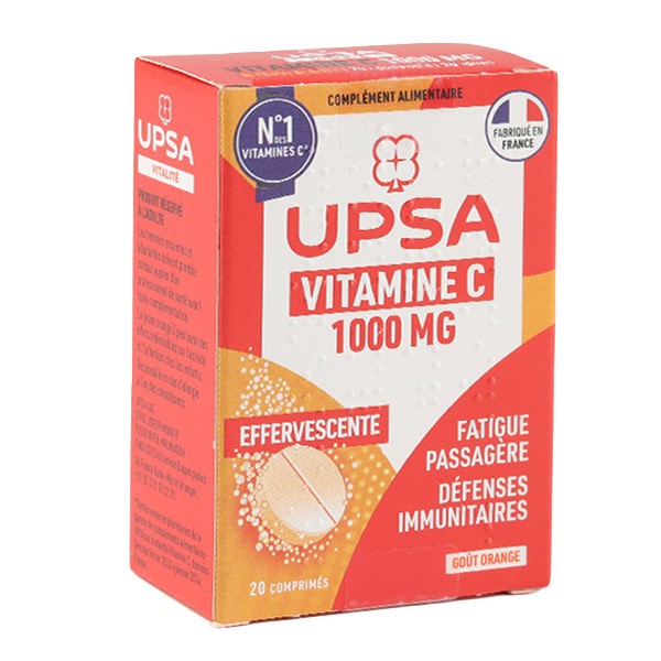 UPSA Vitalité Vitamine C 1000 mg comprimés effervescents