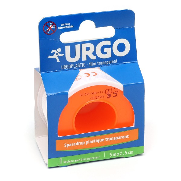 Urgo Plastic sparadrap transparent 2.5 cm x 5 m – Adhésif discret