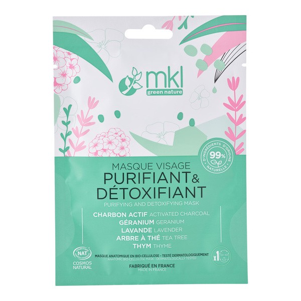 MKL Masque visage purifiant détoxifiant