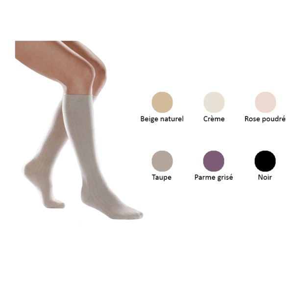 Chaussettes de contention Styles Colors (Femme) Classe 2