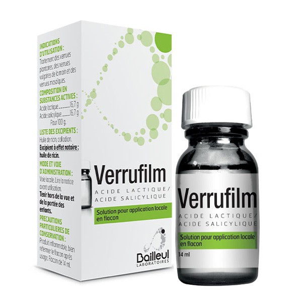 Verrufilm solution filmogène