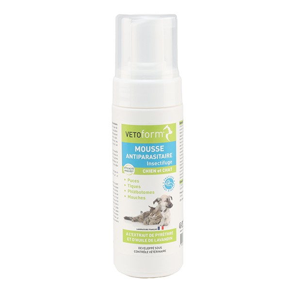 Vetoform mousse insectifuge chat & chien