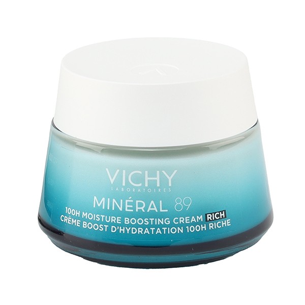 Vichy Minéral 89 crème boost d'hydratation 100h texture riche