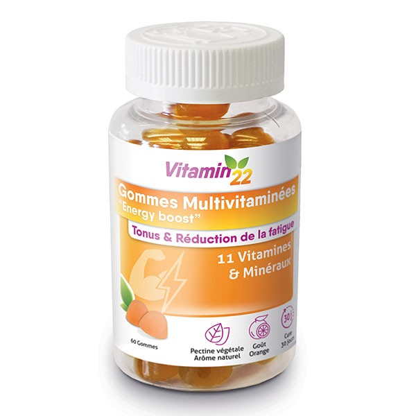 Vitamin'22 Energy boost Multivitaminées gummies