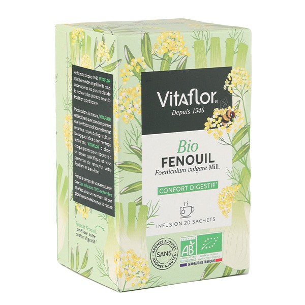 Vitaflor tisane fenouil bio sachets