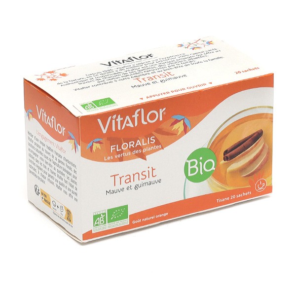 Vitaflor Tisane Transit bio sachets - Constipation, digestion