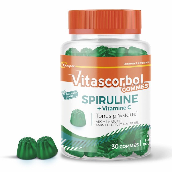 Vitascorbol Spiruline + Vitamine C gummies