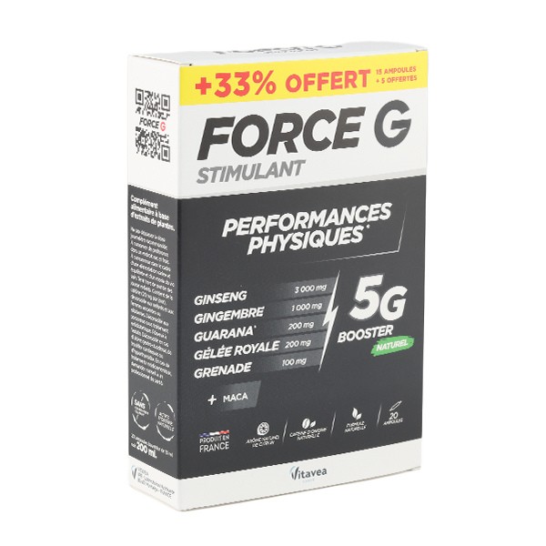 Vitavea Force G Performances physique ampoules