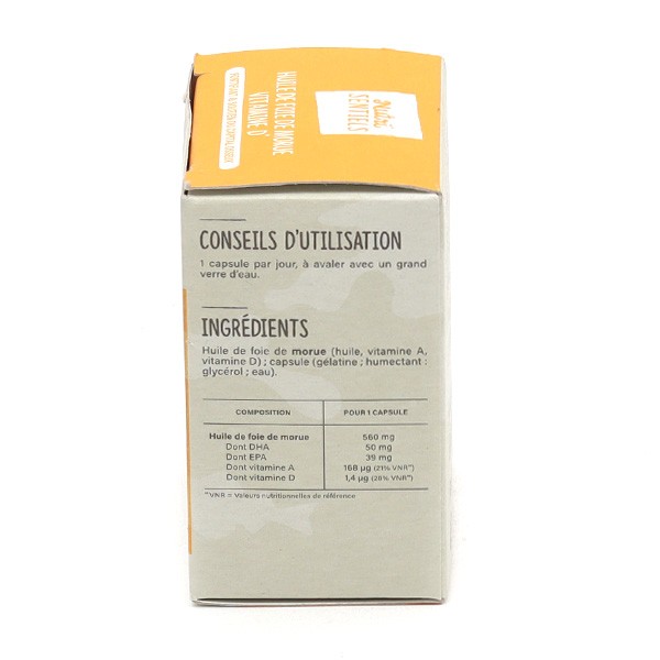 Capsules Huile de foie de morue 500 mg - Fournisseur d'ingrédients