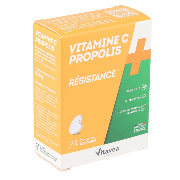 Vitavea vitamine C propolis Résistance comprimés à croquer