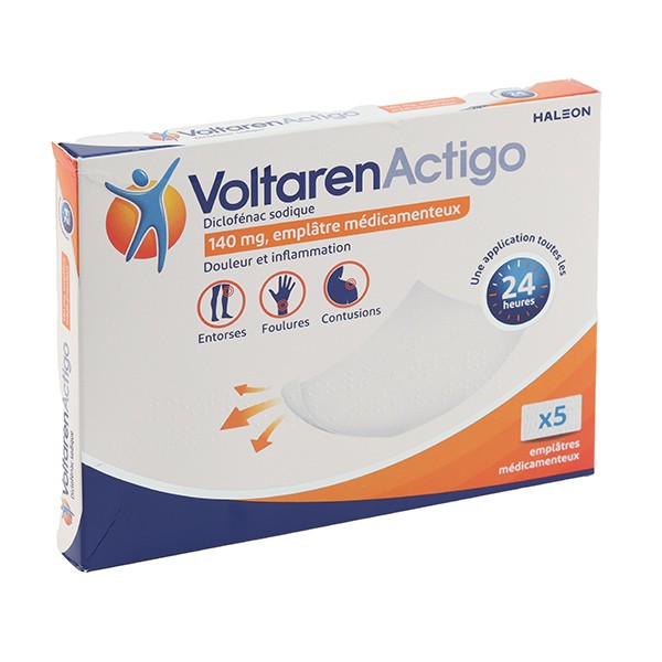 Voltaren Actigo patch anti inflammatoire
