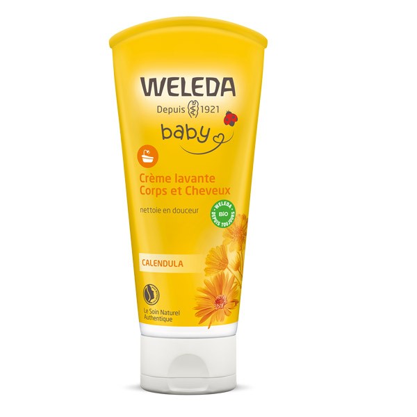 Weleda Bébé Calendula crème lavante corps et cheveux Bio