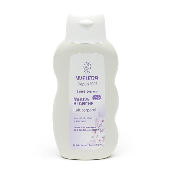 Weleda Bebe Lait Corporel Bio A La Mauve Blanche Peau Atopique