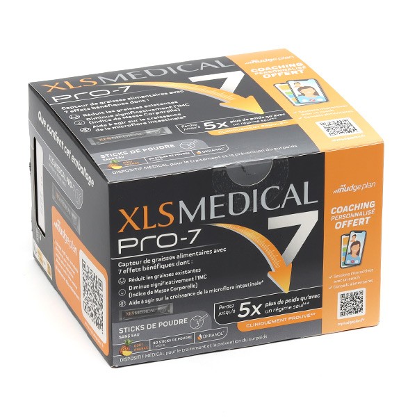 XLS Medical Pro 7 gélule Capteur de graisses - Minceur - Perte de