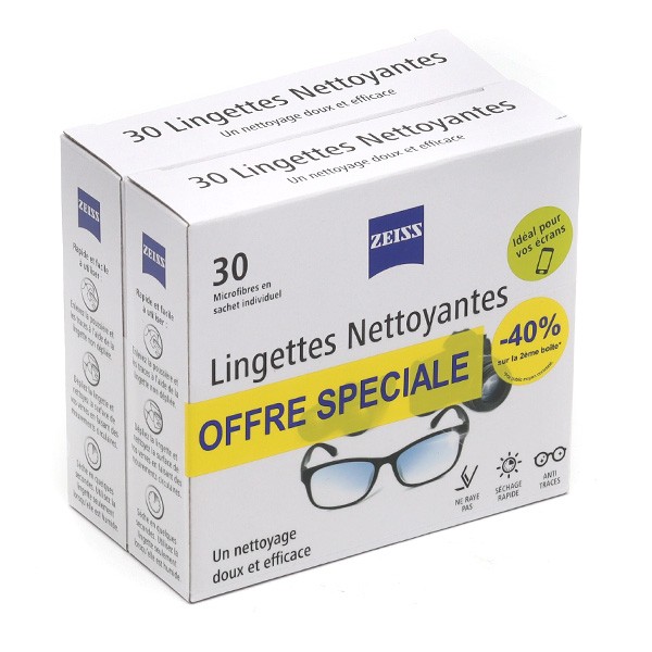WUNDMED - Lingettes pour lunettes, 30 pièces