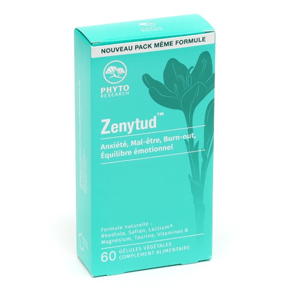 Zenpyl Complément Alimentaire Contre Le Stress Et La Fatigue 40 Gélules