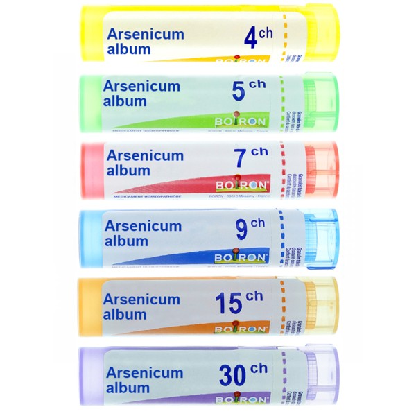Arsenicum album granules homéopathiques Boiron  Indigestion