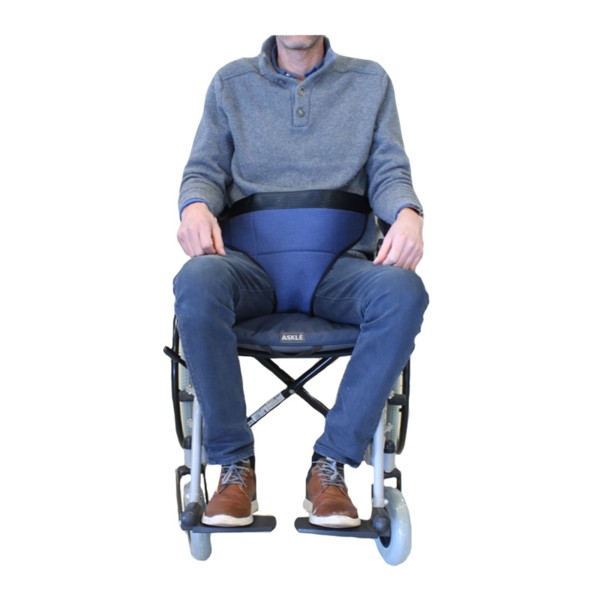 Ceinture de maintien pelvienne - Confort en fauteuil roulant