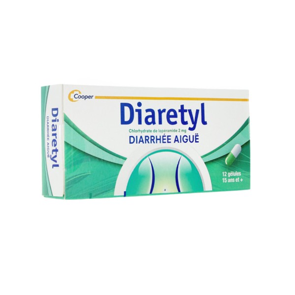 Diaretyl 2 Mg 12 Gelules De Loperamide Diarrhee Aigue