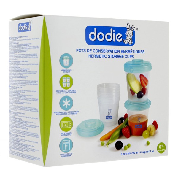 Dodie Pots De Conservation Hermetiques Repas Bebe