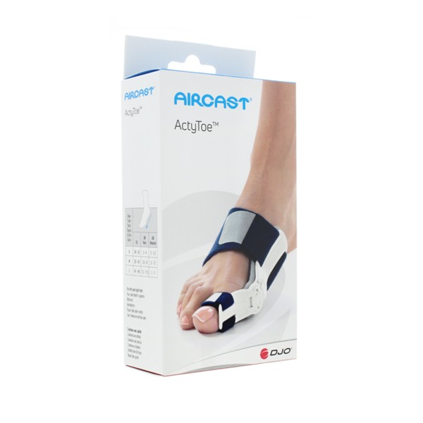 DJO Aircast Actytoe Orthèse Pour Hallux Valgus - Jour Et Nuit - Oignon