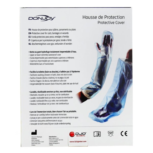 Protections imperméables LimbO M86 – Housse de protection Genoux Adultes,  idéale pour les bandages à utiliser uniquement pour la douche – (poids 60 à