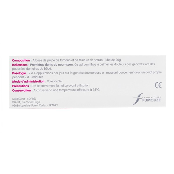 Delabarre Gel Gingival Premieres Dents De Bebe Poussee Dentaire