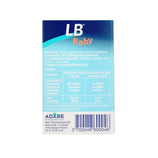 Lb Baby Complement Alimentaire Pour Bebe Pipette Doseuse