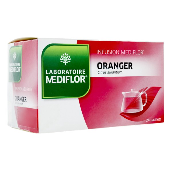 Mediflor Oranger Infusion Detente 24 Sachets Tisane Sommeil